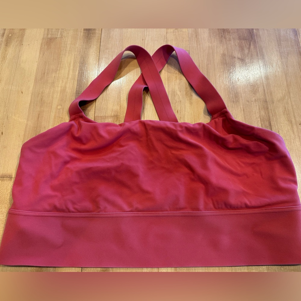 Women's Athleta Pink Sports Bra size 1x
